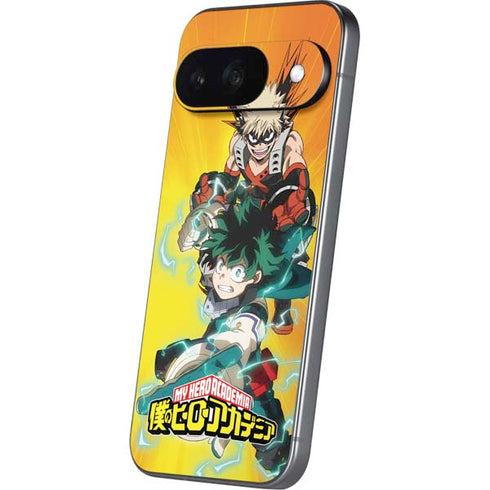 My Hero Academia Deku and Bakugo Season 5 Google Pixel 9 Skin